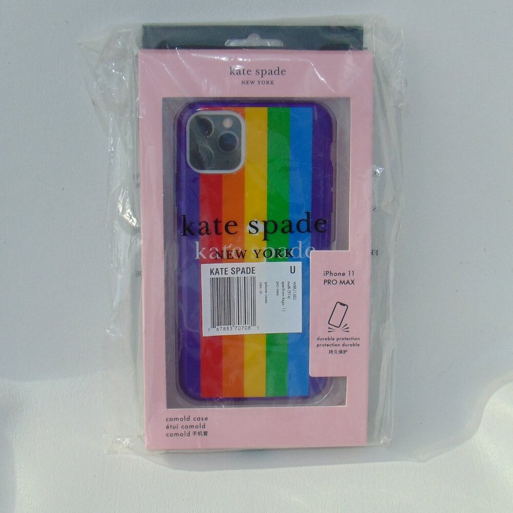 Kate Spade New York Multi Spectrum Logo iPhone 11 Pro Max NIB!